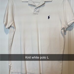 Ralph Lauren White Polo Shirt